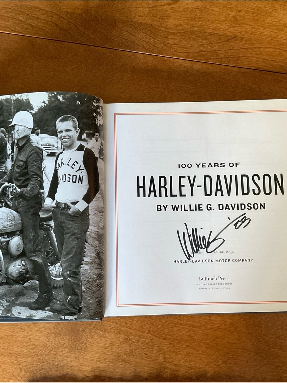 100 Years of Harley‑Davidson by Willie G. Davidson - Signed Book